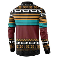 Best Pug Dad Ever Button Sweatshirt Pug Dog Christmas Awesome Dad DT04 - Wonder Print Shop