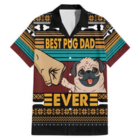 Best Pug Dad Ever Family Matching Mermaid Dress and Hawaiian Shirt Pug Dog Christmas Awesome Dad DT04 - Wonder Print Shop
