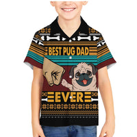 Best Pug Dad Ever Family Matching Mermaid Dress and Hawaiian Shirt Pug Dog Christmas Awesome Dad DT04 - Wonder Print Shop