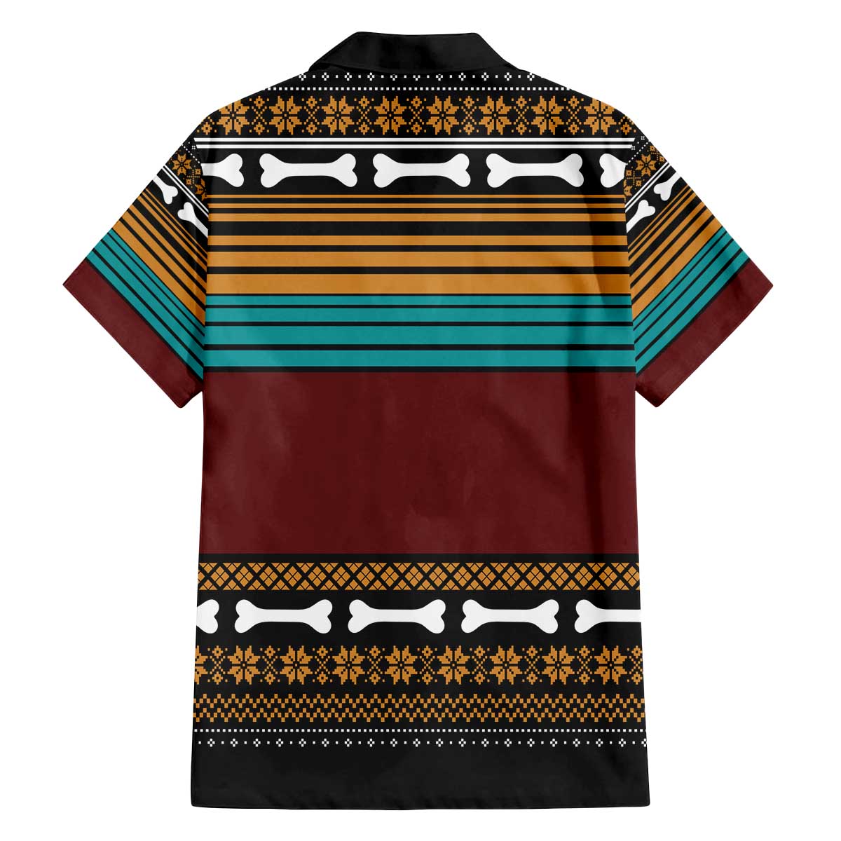 Best Pug Dad Ever Family Matching Off The Shoulder Long Sleeve Dress and Hawaiian Shirt Pug Dog Christmas Awesome Dad DT04 - Wonder Print Shop