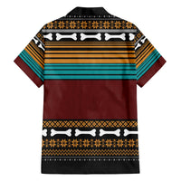 Best Pug Dad Ever Family Matching Off The Shoulder Long Sleeve Dress and Hawaiian Shirt Pug Dog Christmas Awesome Dad DT04 - Wonder Print Shop