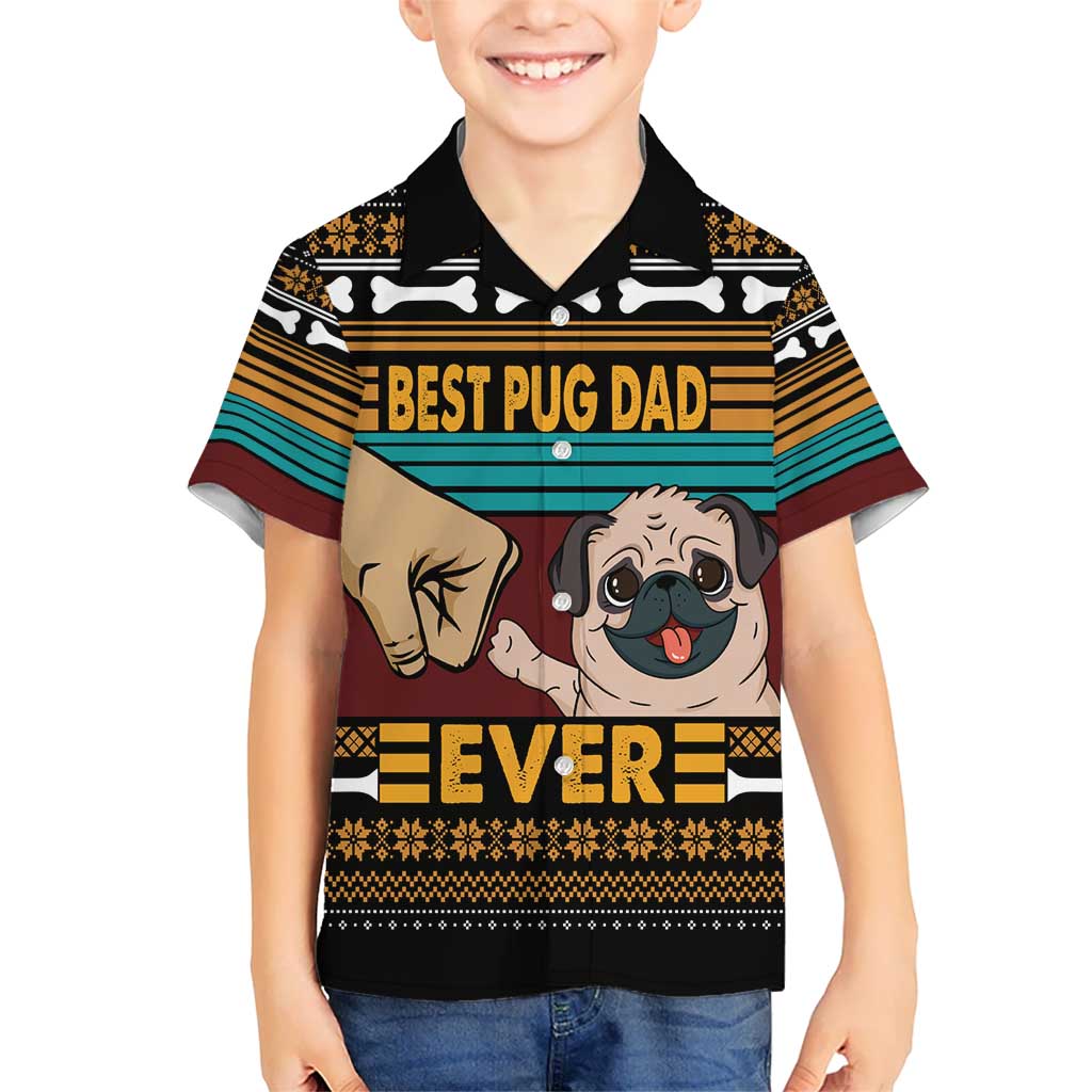 Best Pug Dad Ever Hawaiian Shirt Pug Dog Christmas Awesome Dad DT04 - Wonder Print Shop