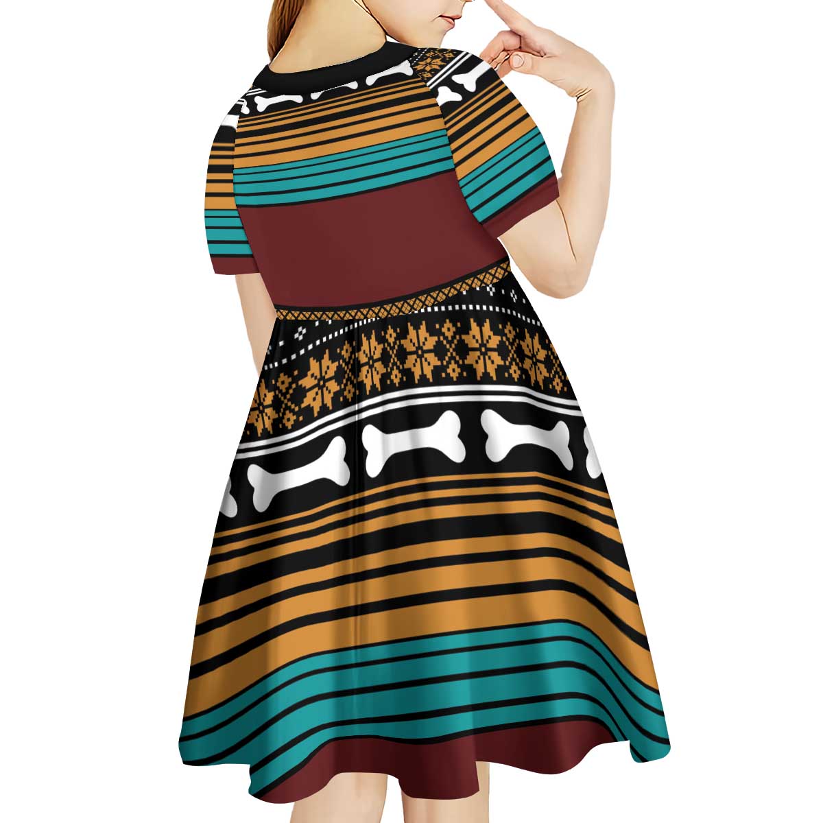 Best Pug Dad Ever Kid Short Sleeve Dress Pug Dog Christmas Awesome Dad DT04 - Wonder Print Shop