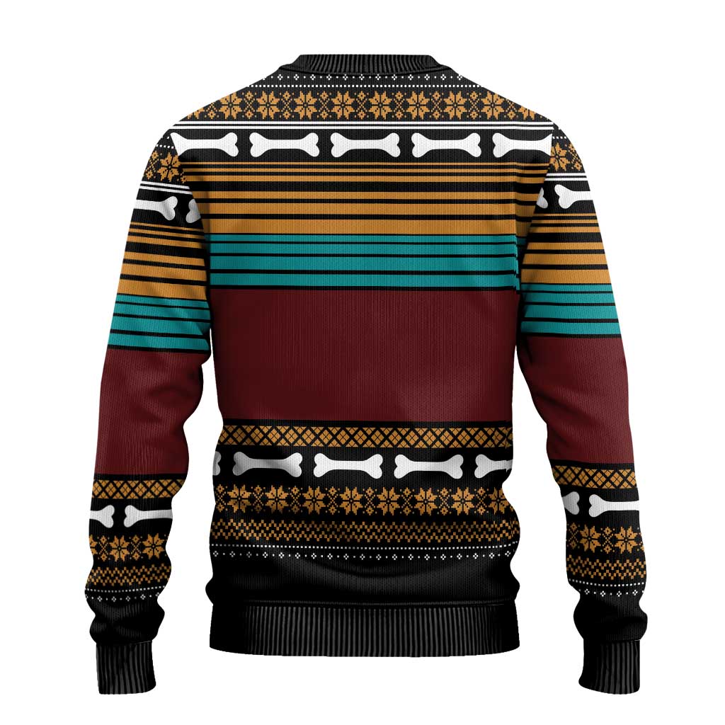 Best Pug Dad Ever Ugly Christmas Sweater Pug Dog Christmas Awesome Dad DT04 - Wonder Print Shop