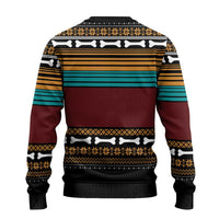 Best Pug Dad Ever Ugly Christmas Sweater Pug Dog Christmas Awesome Dad DT04 - Wonder Print Shop