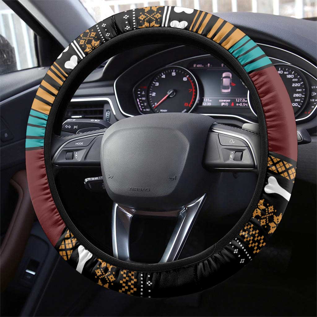 Best Pug Dad Ever Steering Wheel Cover Pug Dog Christmas Awesome Dad DT04 - Wonder Print Shop