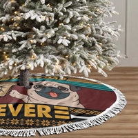 Best Pug Dad Ever Tree Skirt Pug Dog Christmas Awesome Dad DT04 - Wonder Print Shop