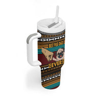 Best Pug Dad Ever Tumbler With Handle Pug Dog Christmas Awesome Dad DT04 - Wonder Print Shop