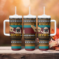 Best Pug Dad Ever Tumbler With Handle Pug Dog Christmas Awesome Dad DT04 - Wonder Print Shop