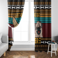 Best Pug Dad Ever Window Curtain Pug Dog Christmas Awesome Dad DT04 - Wonder Print Shop