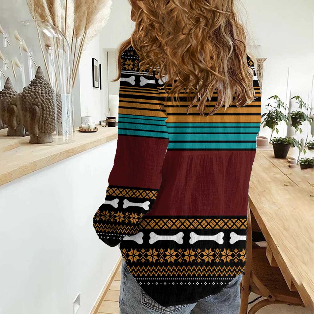 Best Pug Dad Ever Women Casual Shirt Pug Dog Christmas Awesome Dad DT04 - Wonder Print Shop