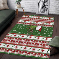 Nurse Area Rug Nurse Grinch Christmas DT04 - Wonder Print Shop