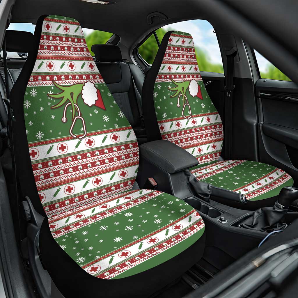 Nurse Car Seat Cover Nurse Grinch Christmas DT04 - Wonder Print Shop