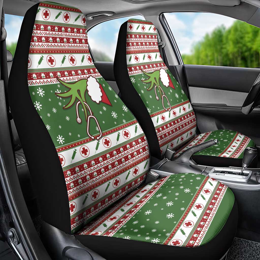 Nurse Car Seat Cover Nurse Grinch Christmas DT04 - Wonder Print Shop