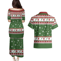 Nurse Couples Matching Puletasi and Hawaiian Shirt Nurse Grinch Christmas DT04 - Wonder Print Shop