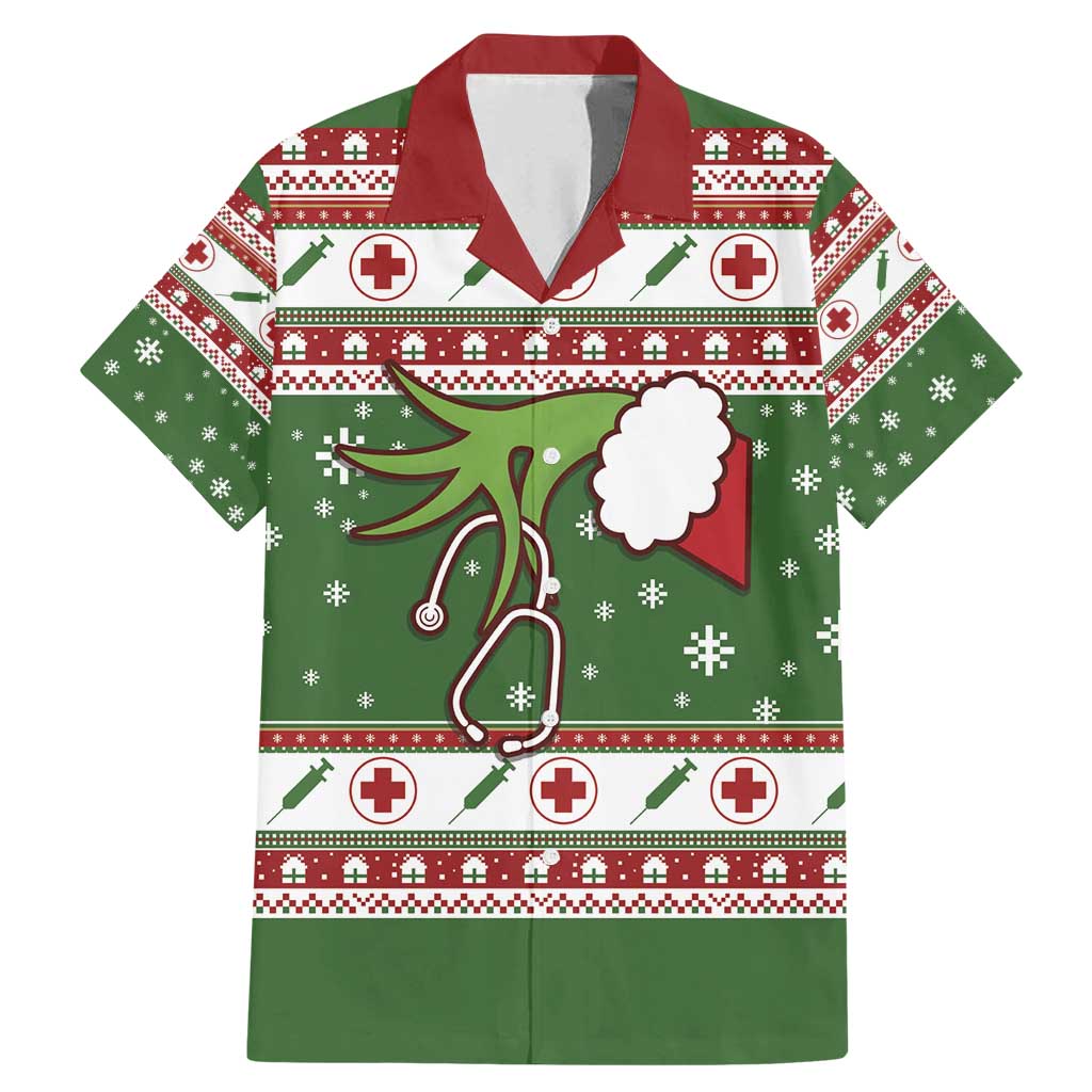 Nurse Family Matching Mermaid Dress and Hawaiian Shirt Nurse Grinch Christmas DT04 - Wonder Print Shop