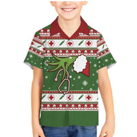 Nurse Family Matching Mermaid Dress and Hawaiian Shirt Nurse Grinch Christmas DT04 - Wonder Print Shop