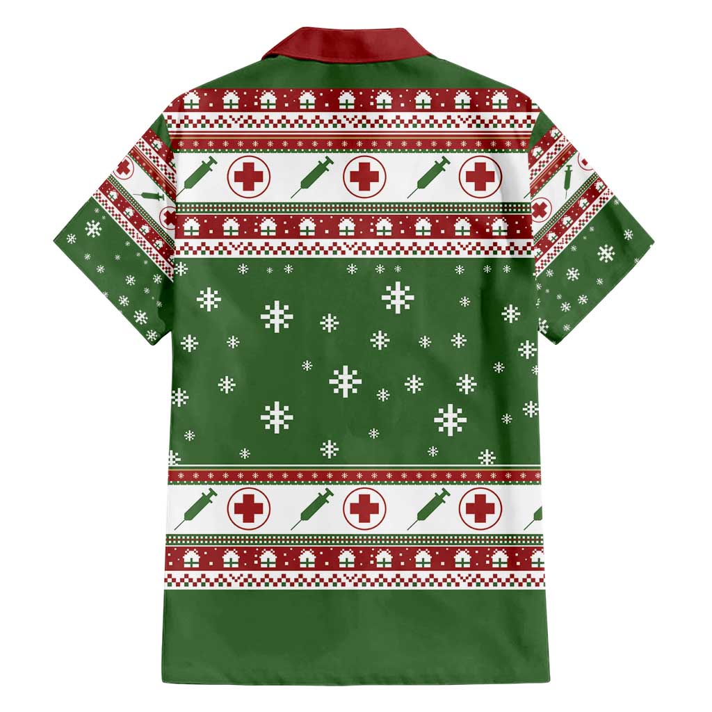 Nurse Family Matching Short Sleeve Bodycon Dress and Hawaiian Shirt Nurse Grinch Christmas DT04 - Wonder Print Shop