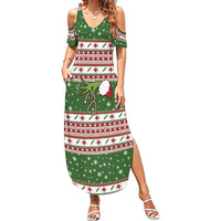 Nurse Family Matching Summer Maxi Dress and Hawaiian Shirt Nurse Grinch Christmas DT04 - Wonder Print Shop