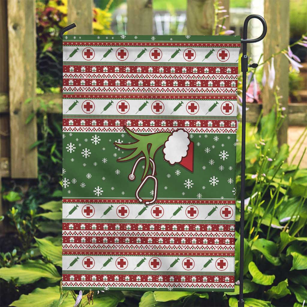 Nurse Garden Flag Nurse Grinch Christmas DT04 - Wonder Print Shop
