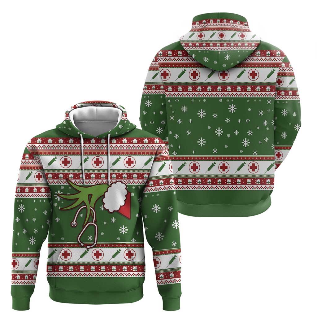 Nurse Hoodie Nurse Grinch Christmas DT04 - Wonder Print Shop