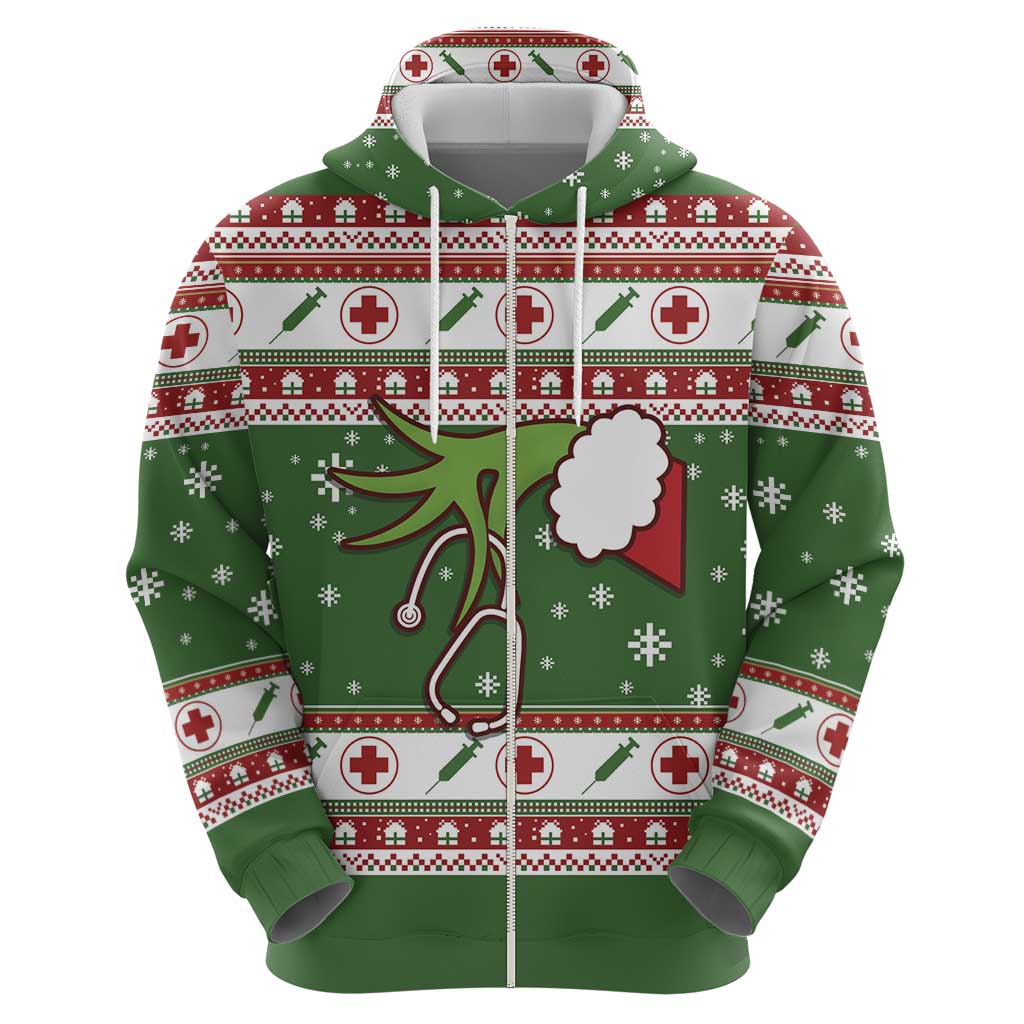 Nurse Hoodie Nurse Grinch Christmas DT04 - Wonder Print Shop