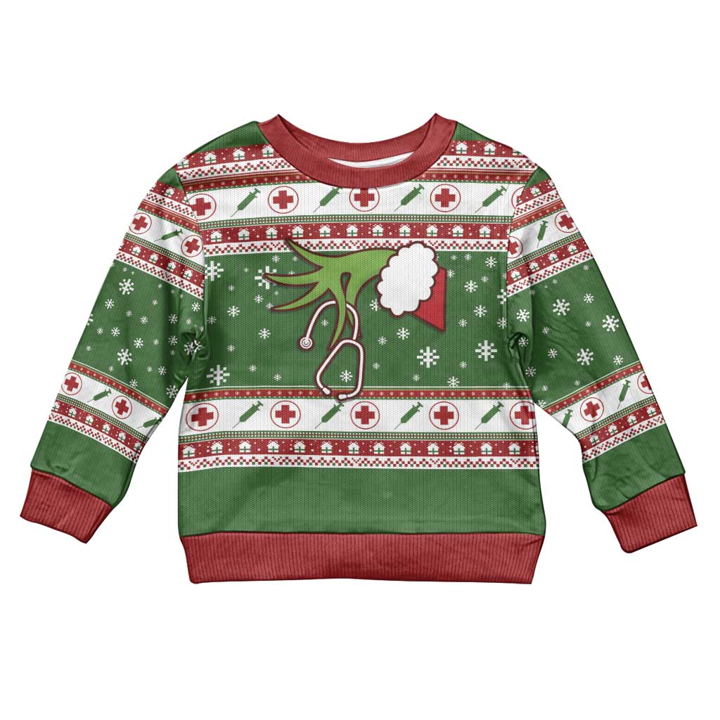 Nurse Kid Ugly Christmas Sweater Nurse Grinch Christmas DT04 - Wonder Print Shop