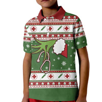 Nurse Kid Polo Shirt Nurse Grinch Christmas DT04 - Wonder Print Shop
