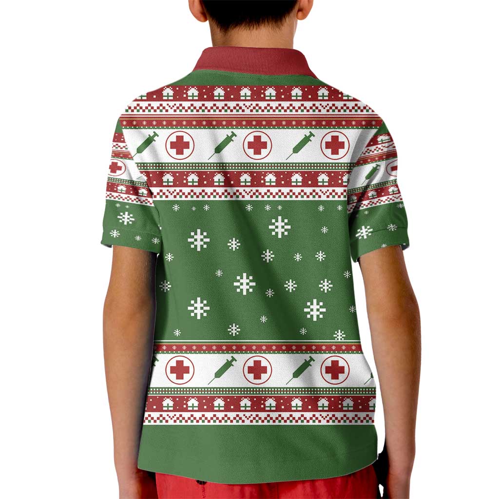 Nurse Kid Polo Shirt Nurse Grinch Christmas DT04 - Wonder Print Shop