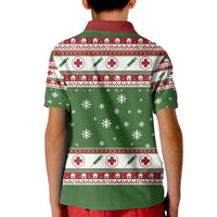Nurse Kid Polo Shirt Nurse Grinch Christmas DT04 - Wonder Print Shop