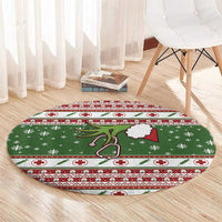 Nurse Round Carpet Nurse Grinch Christmas