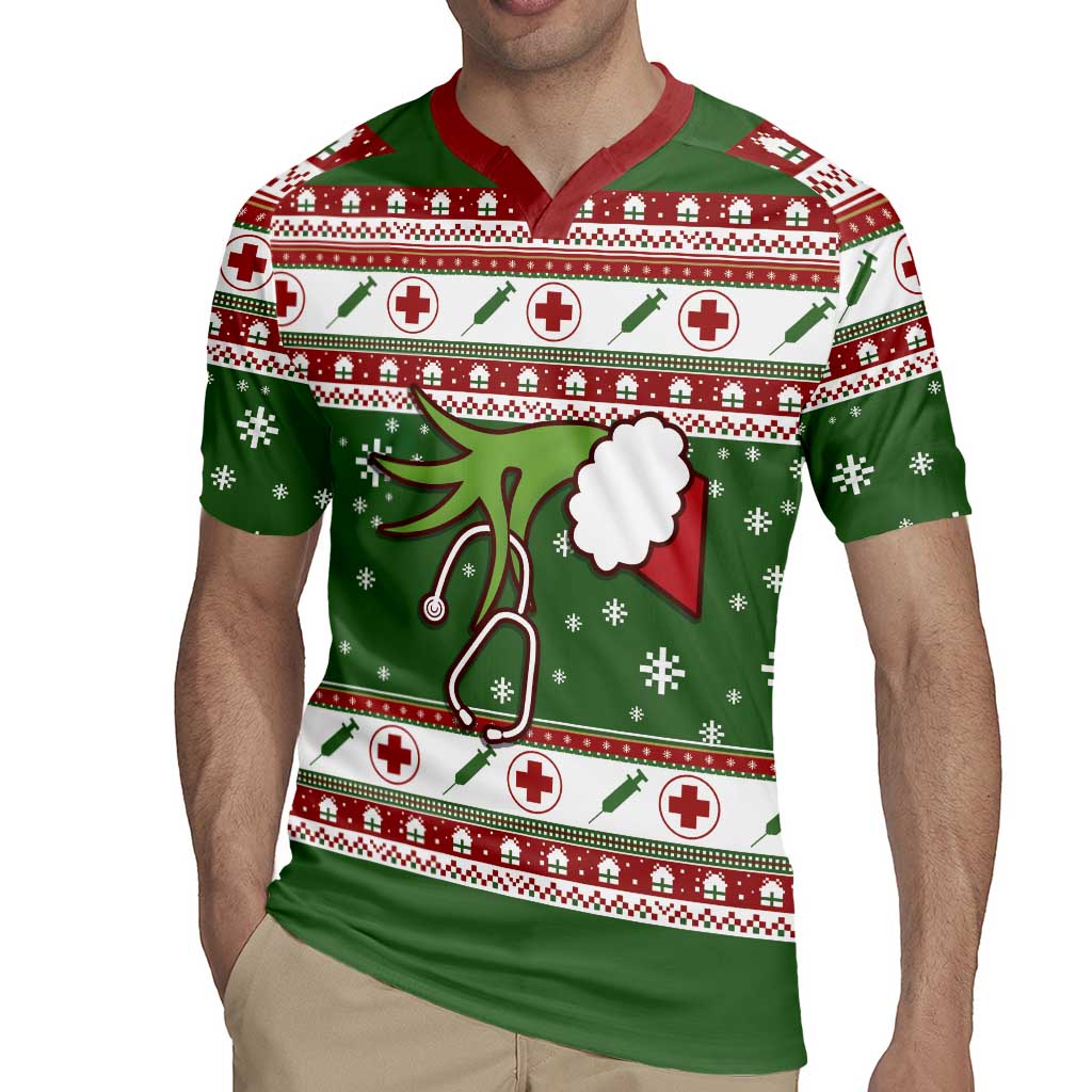 Nurse Rugby Jersey Nurse Grinch Christmas DT04 - Wonder Print Shop