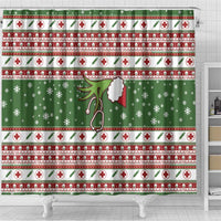 Nurse Shower Curtain Nurse Grinch Christmas