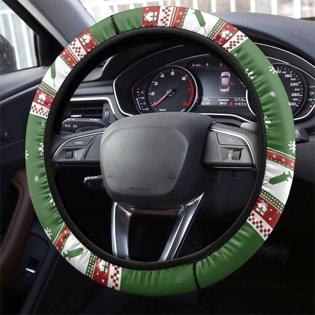 Nurse Steering Wheel Cover Nurse Grinch Christmas DT04 - Wonder Print Shop