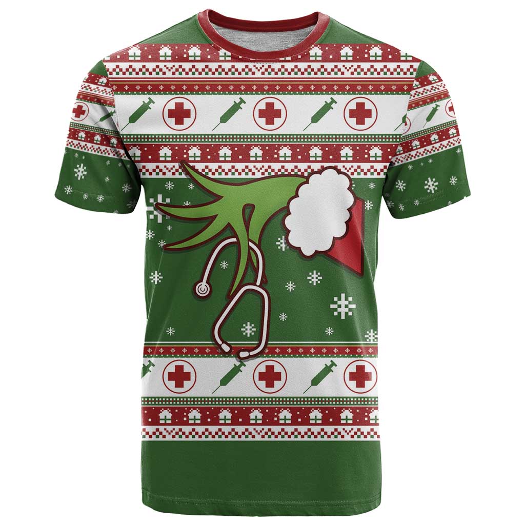 Nurse T Shirt Nurse Grinch Christmas DT04 - Wonder Print Shop