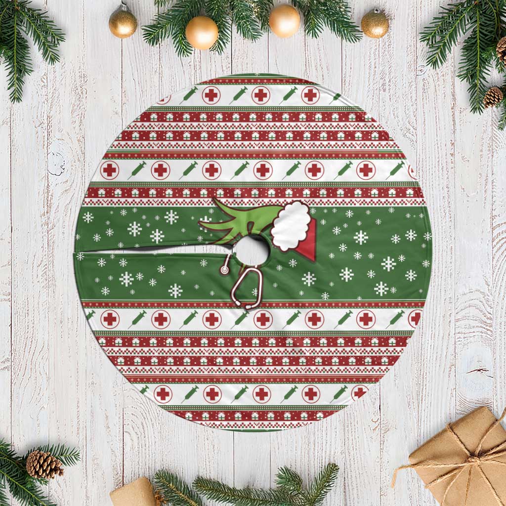Nurse Tree Skirt Nurse Grinch Christmas DT04 - Wonder Print Shop