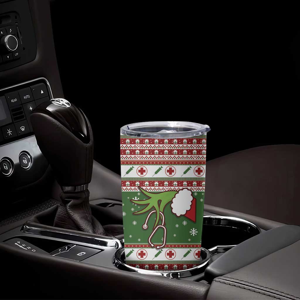 Nurse Tumbler Cup Nurse Grinch Christmas DT04 - Wonder Print Shop