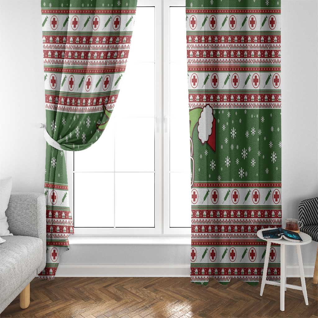 Nurse Window Curtain Nurse Grinch Christmas DT04 - Wonder Print Shop