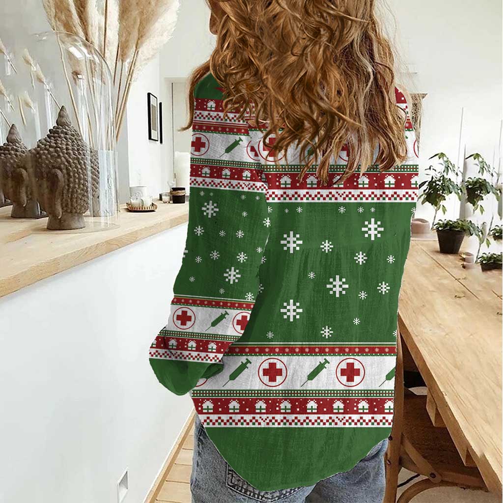Nurse Women Casual Shirt Nurse Grinch Christmas DT04 - Wonder Print Shop