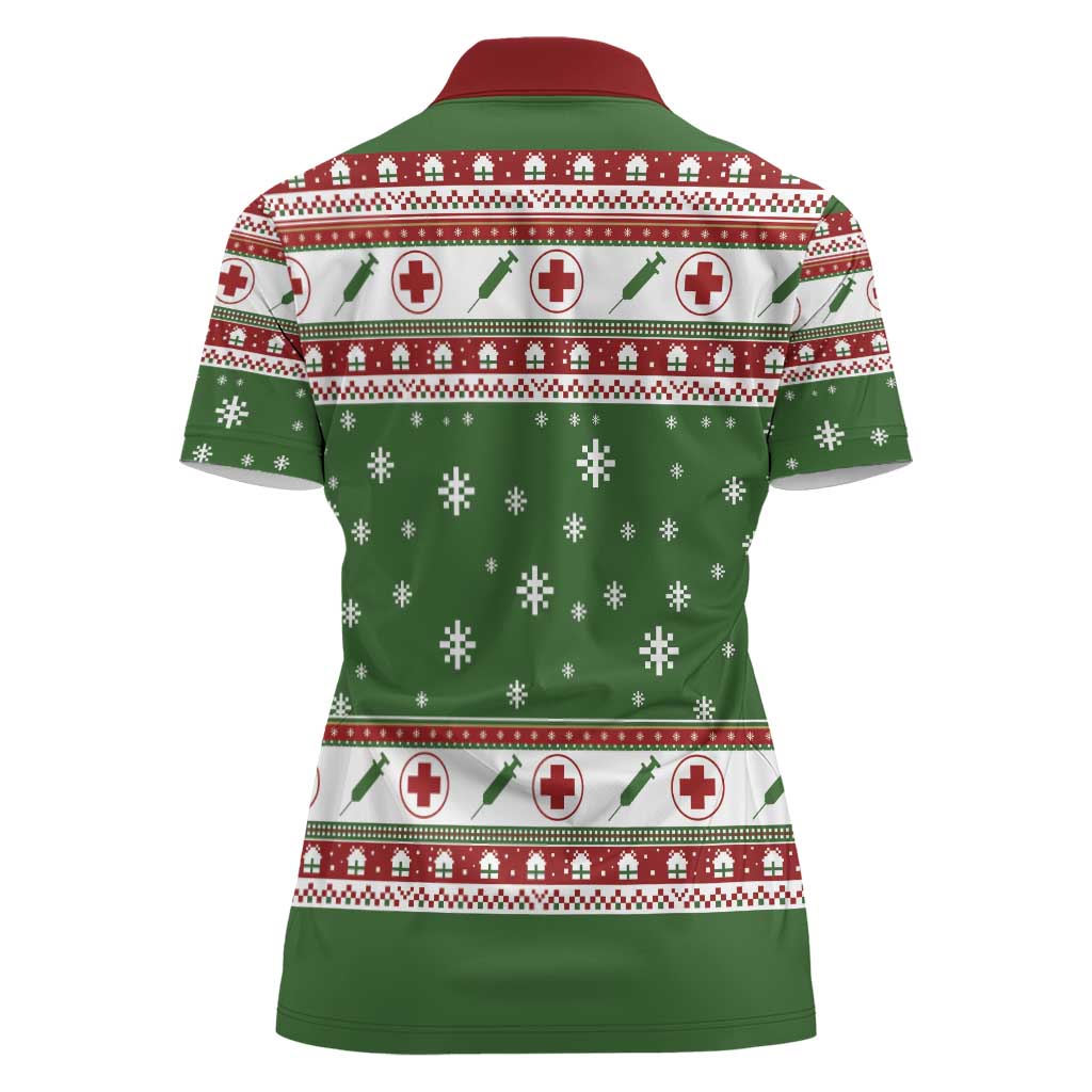 Nurse Women Polo Shirt Nurse Grinch Christmas DT04 - Wonder Print Shop