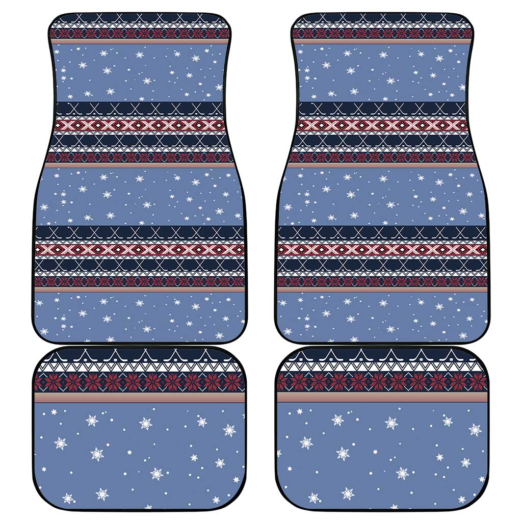 Santa Hockey Best Pucking Christmas Car Mats DT04 - Wonder Print Shop