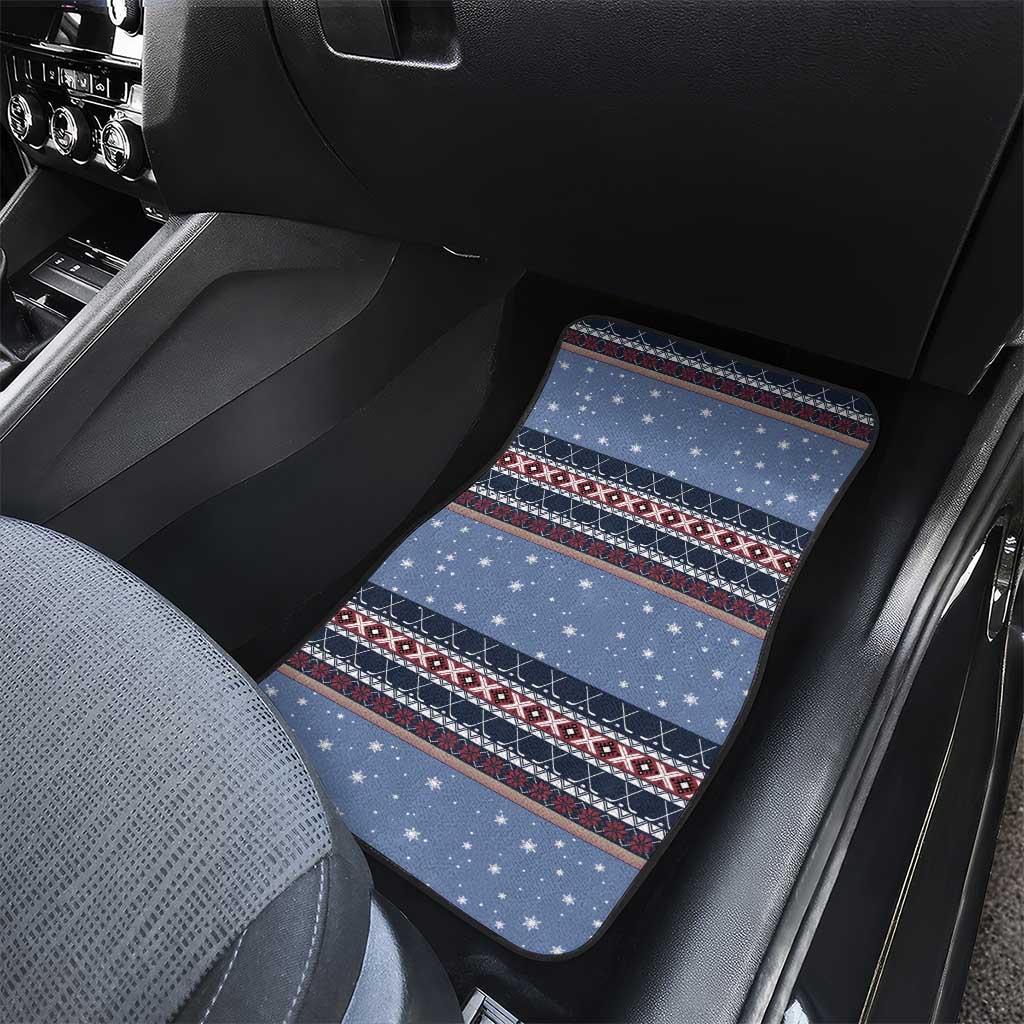 Santa Hockey Best Pucking Christmas Car Mats DT04 - Wonder Print Shop
