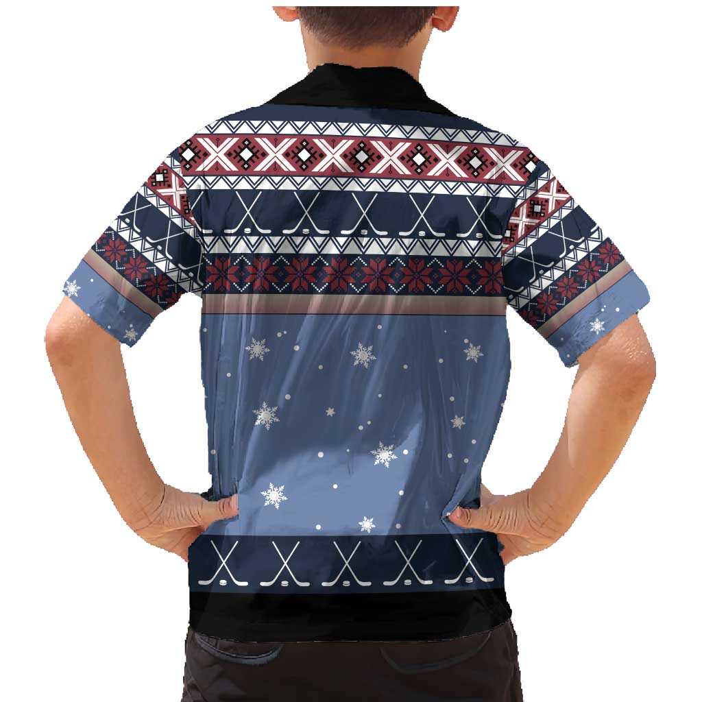 Santa Hockey Best Pucking Christmas Family Matching Mermaid Dress and Hawaiian Shirt DT04 - Wonder Print Shop