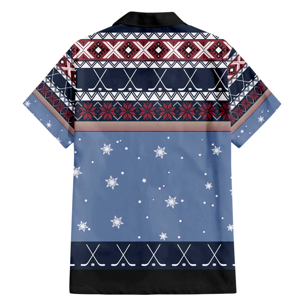 Santa Hockey Best Pucking Christmas Family Matching Off The Shoulder Long Sleeve Dress and Hawaiian Shirt DT04 - Wonder Print Shop