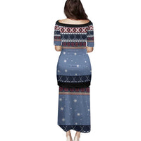 Santa Hockey Best Pucking Christmas Family Matching Puletasi and Hawaiian Shirt DT04 - Wonder Print Shop