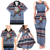 Santa Hockey Best Pucking Christmas Family Matching Tank Maxi Dress and Hawaiian Shirt DT04 - Wonder Print Shop