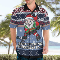 Santa Hockey Best Pucking Christmas Hawaiian Shirt DT04 - Wonder Print Shop
