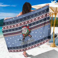 Santa Hockey Best Pucking Christmas Sarong DT04 - Wonder Print Shop