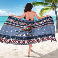 Santa Hockey Best Pucking Christmas Sarong DT04 - Wonder Print Shop
