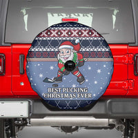 Santa Hockey Best Pucking Christmas Spare Tire Cover DT04 - Wonder Print Shop